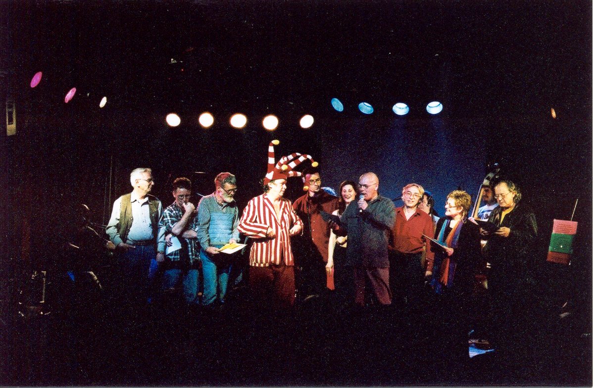 Festival international de la littérature 2002. Abitibi à l'honneur. Avec André Lemelin, Richard Desjardins, Louise Desjardins, Raôul Duguay, François Gourd à l'animation.